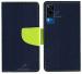 AmericHome Vivo Y31, Y51, Y51A, Model V2036, V2030, V2031 Blue Artificial Leather, Cloth, Rubber Shock Proof Mobile Flip Cover