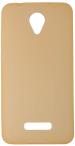 Gorogue Gold Thermoplastic Polyurethane Back Case Cover For Micromax Canvas Spark Q380
