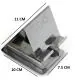 TDO Stainless Steel Mobile Stand Holder & Tablets for Desk with Visiting Card Holder (Rust and Corrosion Proof)