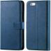 Slugabed Flip Cover Back Case for Apple iPhone 6s Plus | Leather Finish | Inbuilt Stand & Pockets | Wallet Style Flip Back Case Cover for Apple iPhone 6s Plus (Blue)