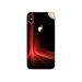 GADGETSWRAP Printed Vinyl Skin Sticker for Apple iPhone Xs Max - Vertical Red Laser Light Spread