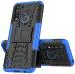 Accessories Kart Motorola G8 Power Lite Blue Plastic, Polycarbonate Shockproof Kickstand Back Case Cover
