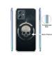 Casotec Skull Pattern Print Design Printed Silicon Soft TPU Back Case Cover for Motorola Moto G54 5G