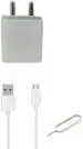 Badger Wall Charger Accessory Combo for Infinix Hot 10 Play,Hot 10s,Hot 10,Smart 6,Smart 6 Plus Fast Charger (White)