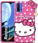 Clickaway Hello Kitty Case for Xiaomi Redmi 9 Power 3D Soft Cute Cover for Girls/Women Silicone Rubber Back Cover With Pendant-Baby Pink/Pink