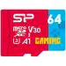Silicon Power 64GB Superior Gaming Micro SD Card with Adapter for Nintendo-Switch