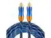 Microware Optical Audio Toslink Cable for Playstation/Sound Bar/Home Theater/Surround Sound Systems, Blue