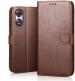 Cloudza Oppo A78 5G Brown Thermoplastic Polyurethane Scratch Resistant and Shockproof Mobile Flip Cover