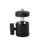 Webilla Swivel 1/4 Inch Screw Tripod Ball Head Bracket Holder Mount Ballhead Tripod Ball Head (Black, Supports Up To 1000 G)