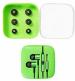 Immutal Earphone Wired Headset (Green, In the Ear)