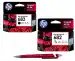 HP 682 Original Ink Cartridge (Black & Colour) (Set of 2) With ITGLOBAL 3in1 Multi-Function Pen