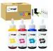 QUINK Refill Ink for 803 Ink Cartridge and 805 802 678 901 818 21 22 680 27 703 704 685 862 920 808 960 46 28 56 57-400 ml Refill Ink (Refill Kit)