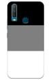 MobiEra Vivo Y12 Multicolor Pastel Black and Grey Design Plastic Hard Case Cover