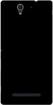 Multronics Black Rubber Back Cover Compatible With Sony Xperia C3
