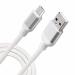 cablebasket 3A Micro USB Data & Charging Cable, Made in India, 480Mbps Data Sync, Strong & Durable USB Cable for Micro USB Devices - (White))