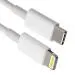 mPix USB-C To Lightning Cable White For Iphone, Ipad And Ipod (1M)