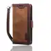 Trounce Professional Series Brown Leather Shock Proof Wallet Flip Cover Case For Vivo Y17