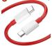 SKDR 6.5 OnePlus Dash Warp Charge Cable, Type C to Type C Data Sync Fast Charging Cable Compatible with One Plus 3 /3T /5 /5T /6 /6T /7 /7T /7 pro, Nord 2/CE & for All Type C Devices- 1 Meter, Red