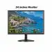 Ivoomi IV-L2402HDF 59.9cm (24 Inch) Led display VGA+HDMI,HD Display Computer Monitor