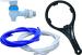 Bioway Combo Set of RO Tap, Spanner and Pipe Combo Set Suitable with All Type RO Water Purifier Solid Filter Cartridge (pack of 4)