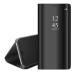 COVERBLACK Protective leather Mirror s-view kickstand semitransparent Glass Flip Cover for Mi Redmi Note 8 - Diamond Black