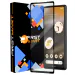FIRST MART Edge To Edge Black Border OG Tempered Glass Screen Protector for Google Pixel 6A, Pixel 6A 5G