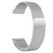 LIDDU Metal Smart Watch Strap for Fossil Gen 5, 5E, and 6 (White) - 22 mm