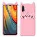 Lejaao Realme C3 Rose Gold Silicone Mobile Back Cover