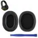 Crysendo Black Leather Headphone Cushion For Boat Rockers 550 Headset