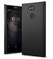 RUNICHA Back Cover for Sony Xperia L2 (Black, Grip Case, Pack of: 1)