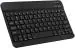 MFTEK by UP16 Ultra-Slim Bluetooth Keyboard Portable Mini Wireless Keyboard Rechargeable for Apple iPad iPhone Samsung Tablet Phone Smartphone iOS Android Windows (10 inch) (BLACK)