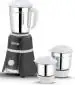 Gestor Style Dlx Full Copper Motor Heavy Duty Ss Jar Dlx Series 700 Mixer Grinder With 3 Jars, Black