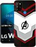Ghumakkad LG W41 Pro Multicolor Silicon Lightweight Mobile Back Cover