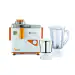 Bajaj Neo Jx4 Juicer Mixer Grinder With 3 Speed Settings and 1.25Ltr. Capacity, Orange/White