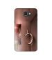 Casotec Flower Metal Design Printed Silicon Soft TPU Back Case Cover for Samsung Galaxy J5 Prime
