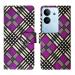 A D Enterprises Lacha Purple Flip Cover for Vivo V29 Pro 5G | Magnetic Case | Shock Absorbent | Flip Cover Vivo V29 Pro 5G