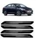 Gee Cee Black Pvc Car Bumper Protector Guard For Hyundai Verna Type-I 2020 (Set Of 4)