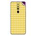 GADGETSWRAP Printed Vinyl Skin Sticker for Oppo F11 Pro - Yellow check