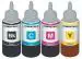 GPN PRINT Refill for Use In Canon E560 Colour Multifunction Inkjet PrInter Black and Tri Color Combo Ink Bottle (Pack of 4)
