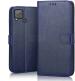 AmericHome Realme C15, MODEL RMX 2180 Blue Rubber, Cloth, Artificial Leather Shock Proof Mobile Back Cover