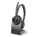 Poly by Plantronics Black Voyager 4320 UC Wireless Bluetooth Headset With Mic Plus Charge Stand