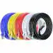 FEDUS 2 Meter 6.5 Cat6 Ethernet Cable, Multicolour Pack of 5, High Speed 550MHZ/10 Gigabit Speed