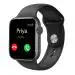 AeoFit Orion Pro with Bluetooth Calling, Wireless Charging, 1.75 inch Display Smartwatch (Black Strap, Regular)