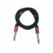 TZ SMART 6.35Mm To 6.35Mm Jack Mono To Mono Audio Instrument Cable For Mixer, Electric Guitar, Amplifier, Speaker 6.35Mm Male Record Line (1.5 Meter), Black