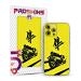 PROSKINS - Black Ninja 3D Textured Mobile Back Skin/Sticker Only for OnePlus 3/3T (Pack of 1)