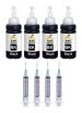 ANG Refill Ink for HP DeskJet Ink Advantage 2135 All-in-One Printer; Black Color Ink, 100 ml Each Bottle Black + 4 Syringes