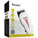 Kemei KM-8845 Professional Corded Trimmer for Men and Women, White