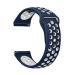 LIDDU Silicone Smart Watch Strap for Fire Boltt Almighty, SE, Ninja Call 2 , Ring 2 and Rage (Blue and White)
