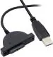 spincart USB 2.0 to 13 Pin Slimline Sata Optical Drive Adapter Cable for Computer