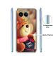 Casotec Teddy Bear Design Printed Silicon Soft TPU Back Case Cover for Realme 11 5G / Realme 11X 5G